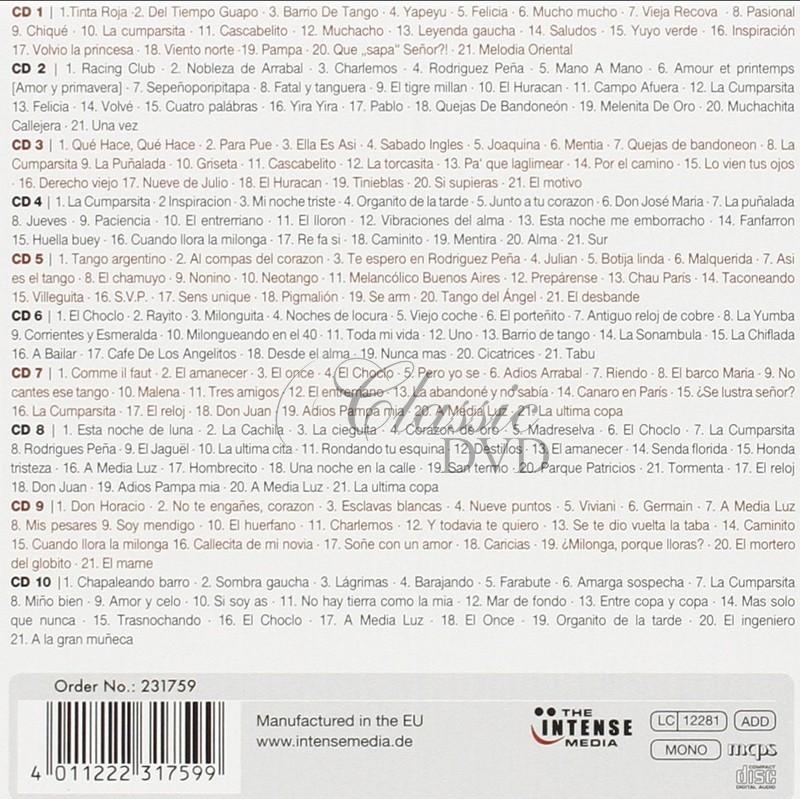 TANGO - PASION Y EMOCION (10CD)