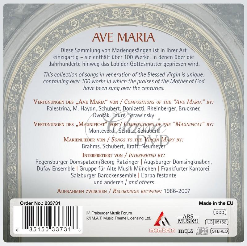 AVE MARIA Praise of the Virgin Mary Through the Centuries (10CD)