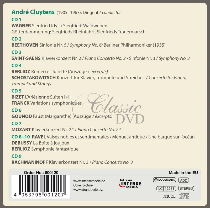 Andre Cluytens: A Collection of His Best Recordings - SBĚRATELSKÁ EDICE (10CD)