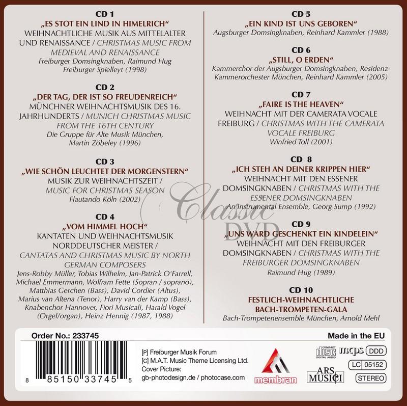 WEIHNACHTS-KLASSIK Beautiful Christmas Classics (10CD)