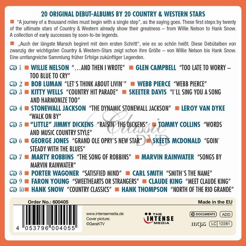 Country & Western Stars - Milestones Of Legends (10CD)