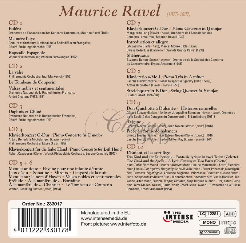 RAVEL - Portrait - SBĚRATELSKÁ EDICE (10CD)