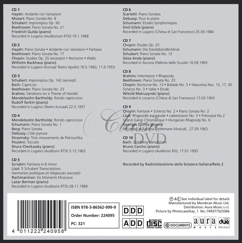 Great Pianists - SBĚRATELSKÁ EDICE (10CD)