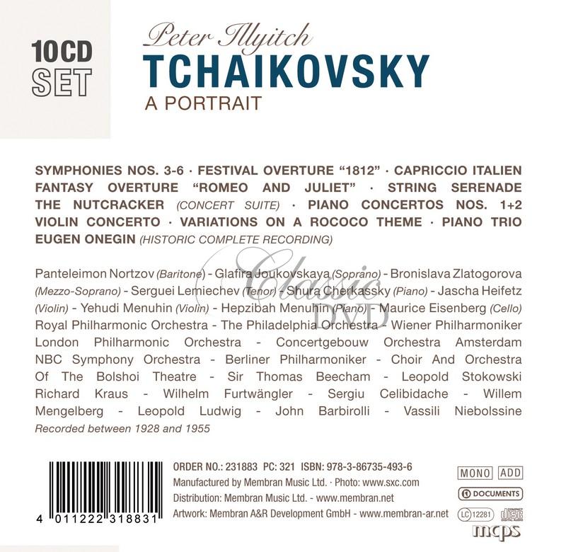 ČAJKOVSKIJ Tchaikovsky. A Portrait - SBĚRATELSKÁ EDICE (10CD)