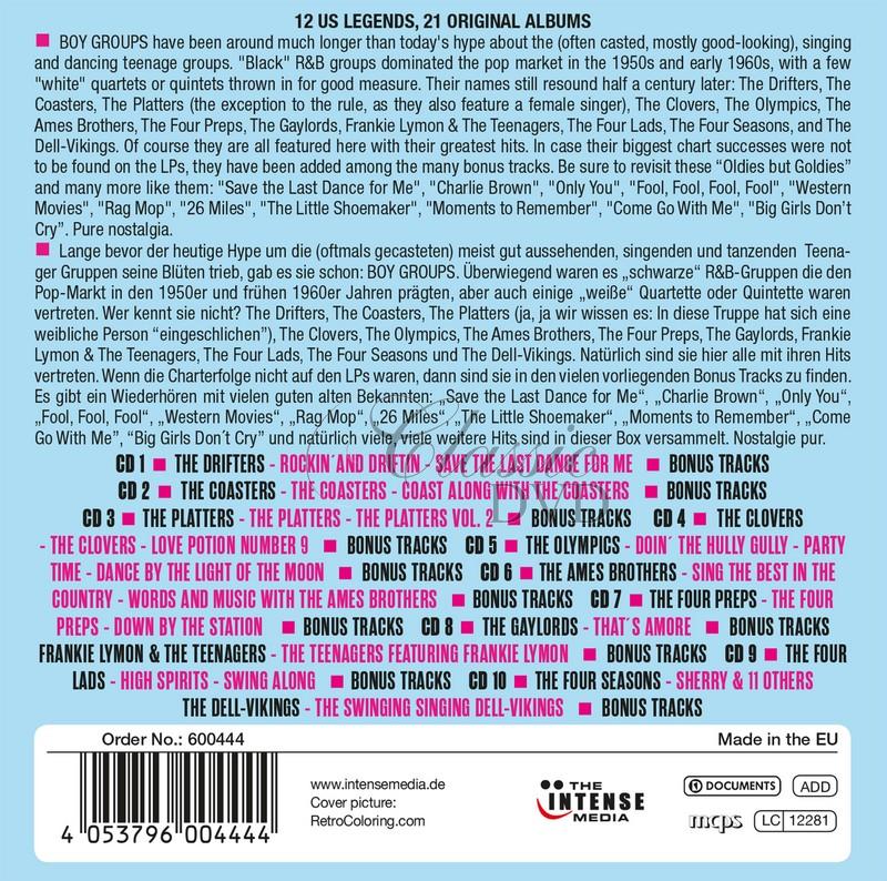 Legendary Boy Groups - Milestones Of Legends DÁRKOVÁ EDICE (10CD)