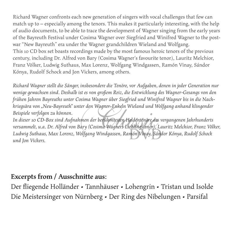 The Tenor Heroes of Bayreuth - SBĚRATELSKÁ EDICE (10CD)
