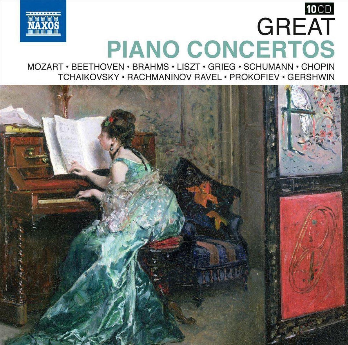GREAT PIANO CONCERTOS - DÁRKOVÁ EDICE (10CD)