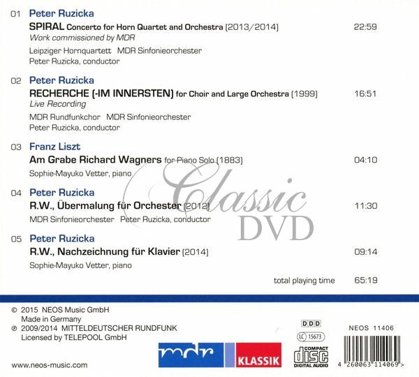 Peter Ruzicka: Orchestra Works, Vol.3 MDR Sinfonieorchester (CD)