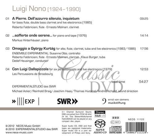 Luigi Nono: A Pierre. Dell'azzurro silenzio (SACD)