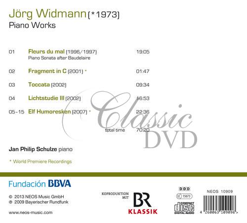 Jörg Widmann - Piano Works (CD)
