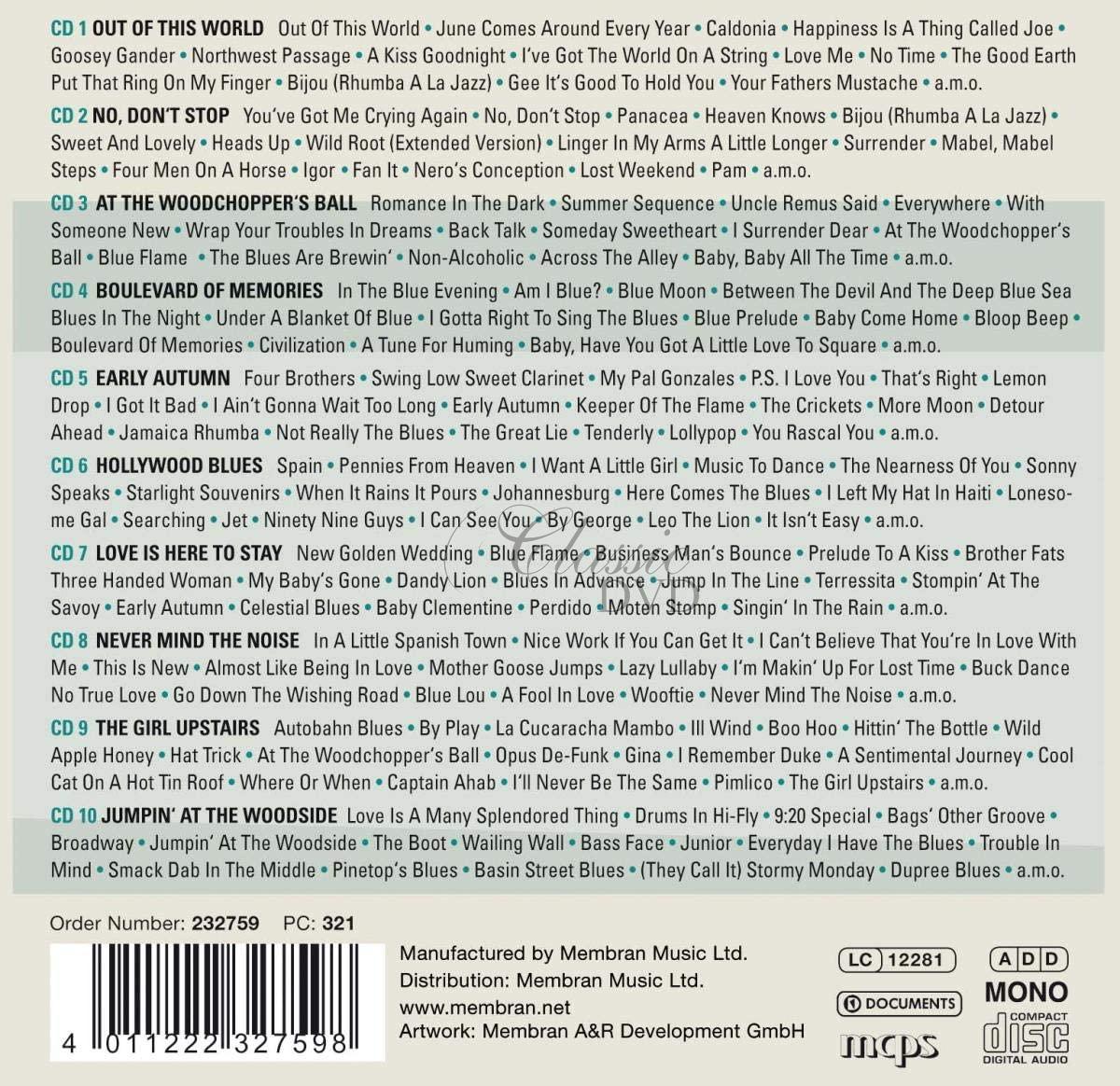 Woody Herman - At The Woodchopper's Ball (10CD)