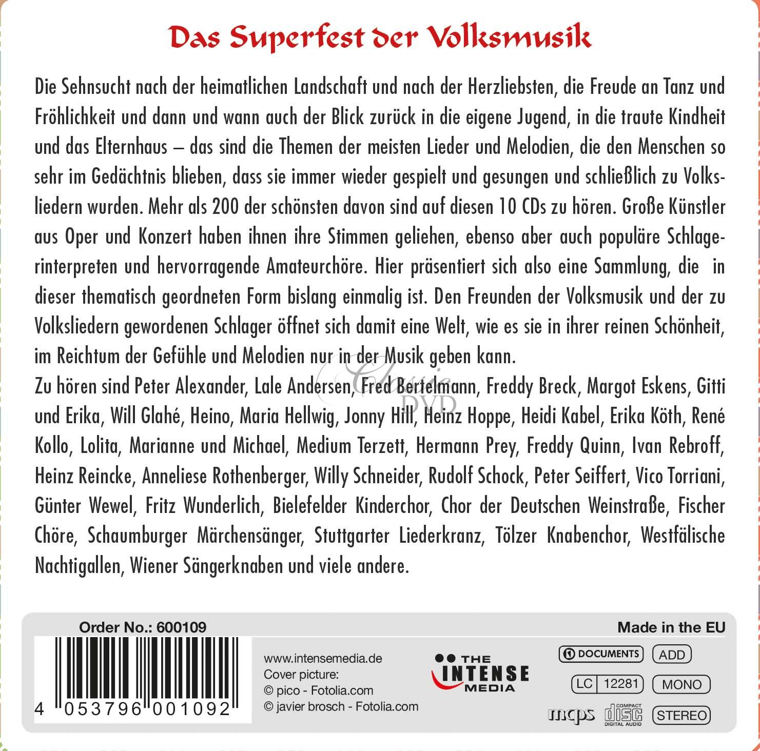 Das Superfest der Volksmusik (10CD)