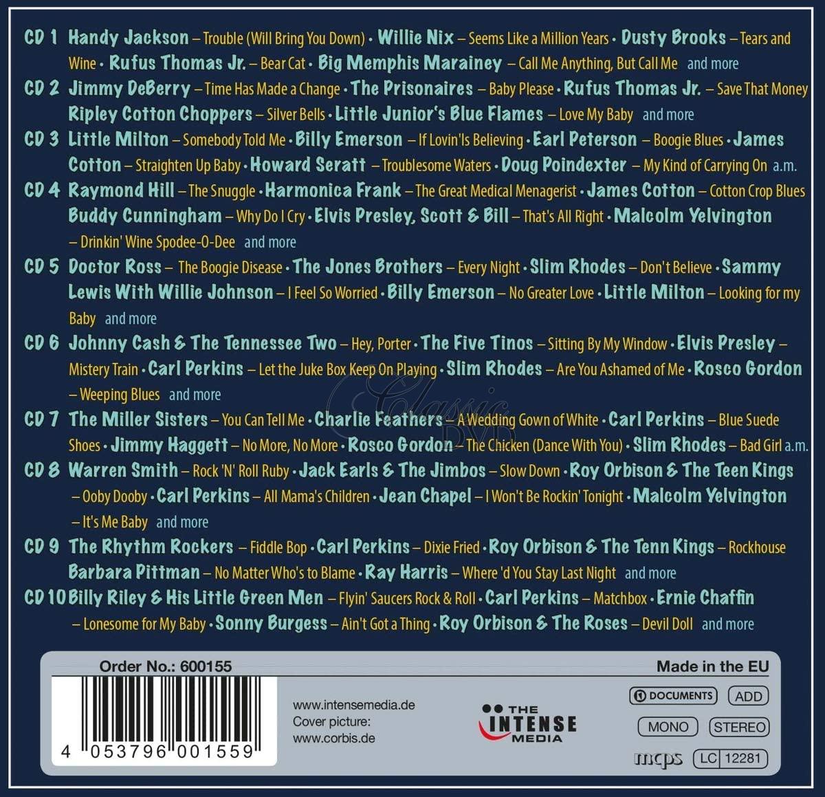 The Memphis Recordings From The Legendary Sun Studios (10CD)