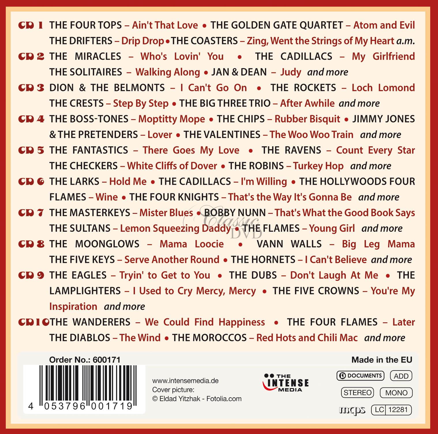 Doo Wop Jukebox Hits (10CD)