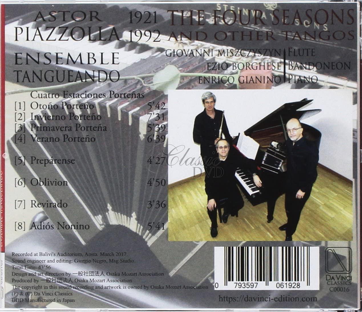 PIAZZOLLA: THE FOUR SEASONS AND OTHER TANGOS. ENSEMBLE TANGUEANDO (CD)