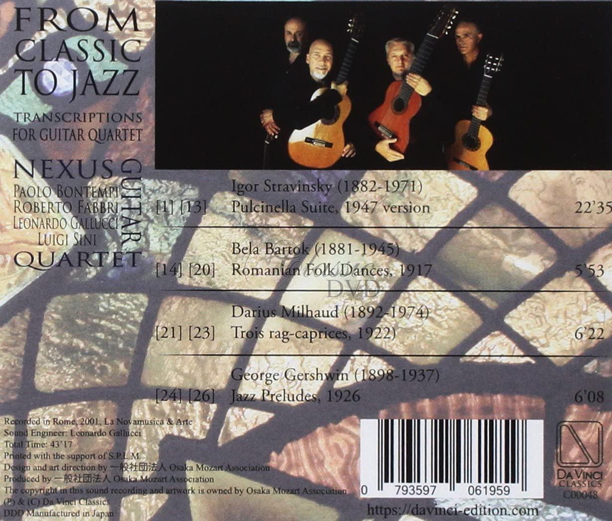 FROM CLASSIC TO JAZZ. NEXUS GUITAR QUARTET (CD)