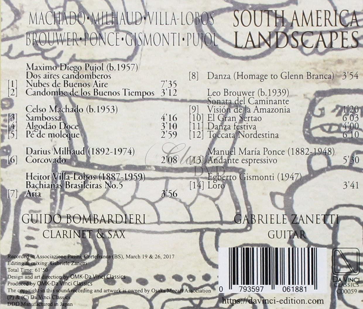 SOUTH AMERICA LANDSCAPE. BOMBARDIERI, GUIDO, ZANETTI, GABRIELE (CD)