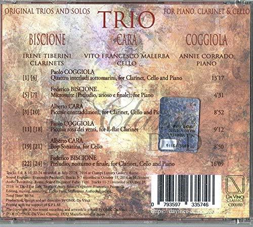 TRIO (BISCIONE, CARA, COGGIOLA). TIBERINI, IRENE, MALERBA, VITO FRANCESCO, CORRADO, ANNIE (CD)