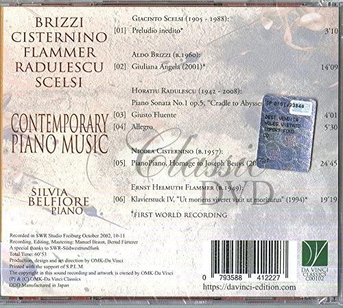 CONTEMPORARY PIANO WORKS. BELFIORE, SILVIA (CD)