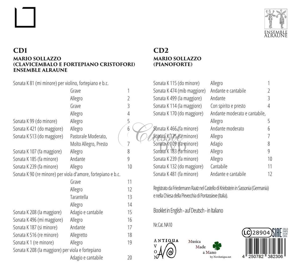 DOMENICO SCARLATTI Piano Sonatas (2CD)