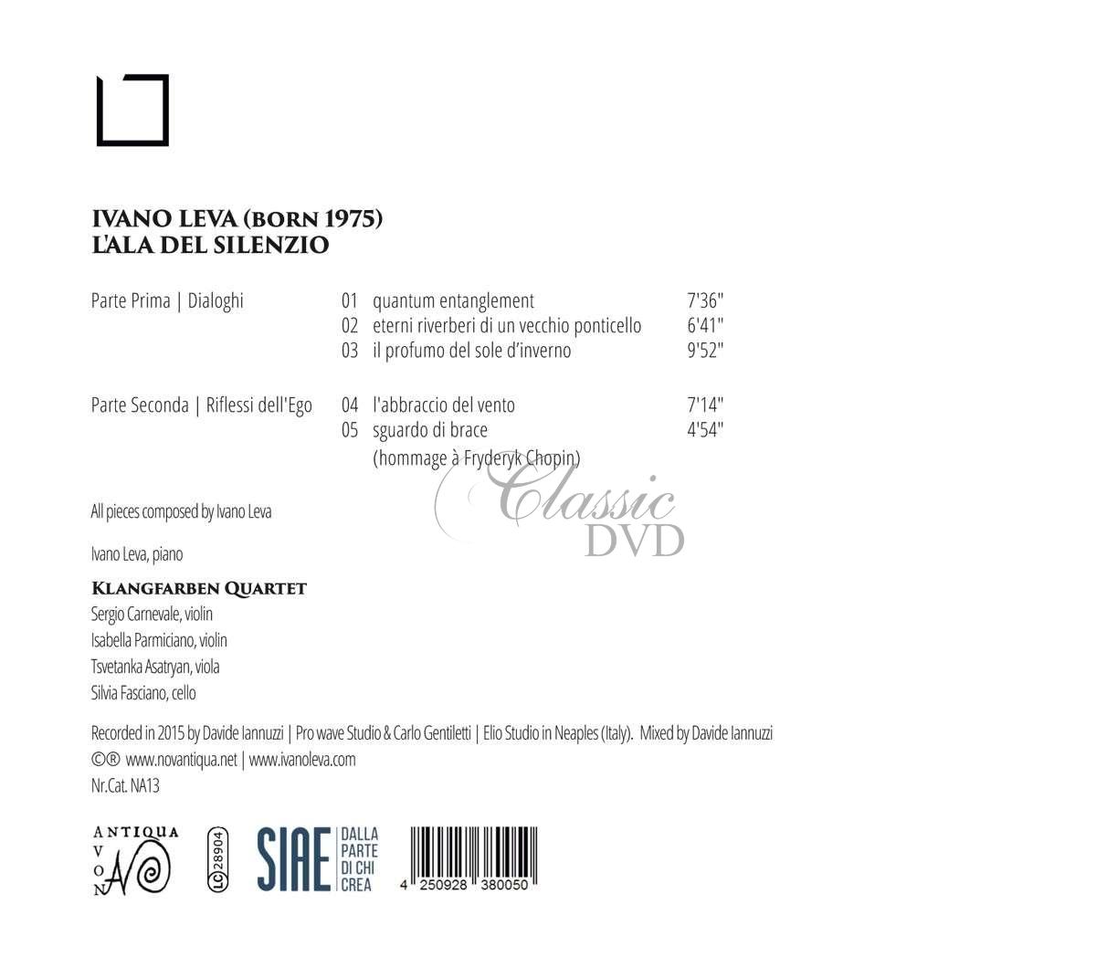 Ivano Leva: L'Ala del Silenzio (CD)