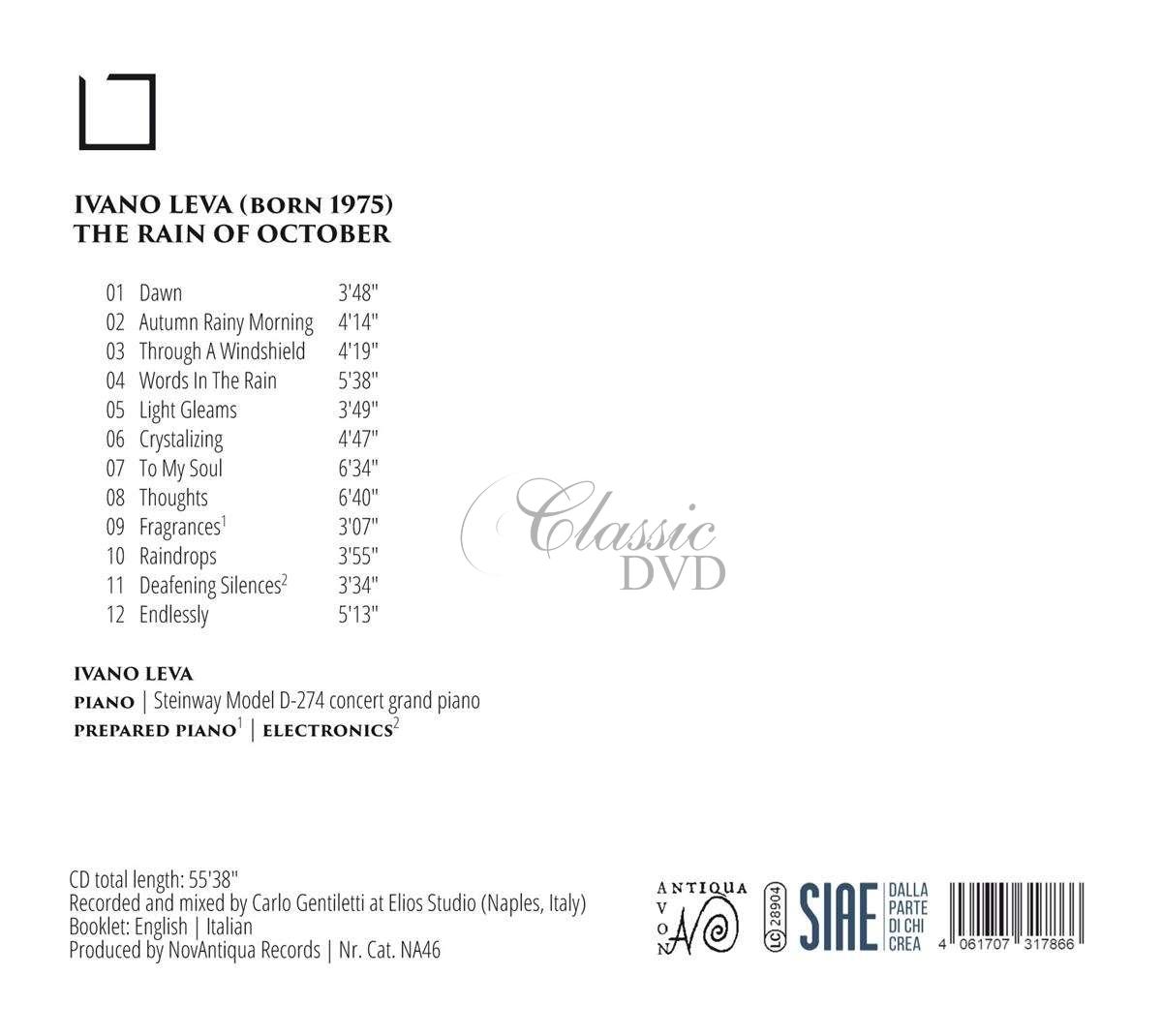Ivano Leva: The Rain of October (CD)