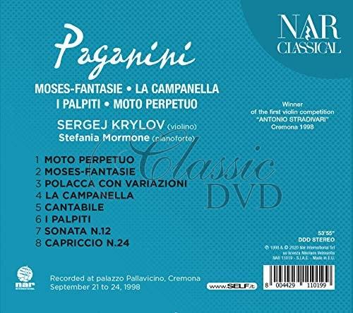 PAGANINI Virtuoso Violin Pieces. Sergej Krylov, Stefania Mormone (CD)