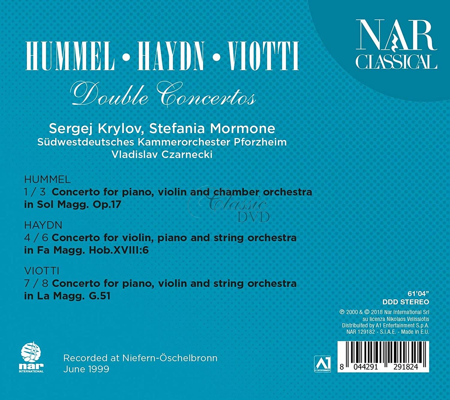 Hummel, Haydn, Viotti - Double Concertos (CD)