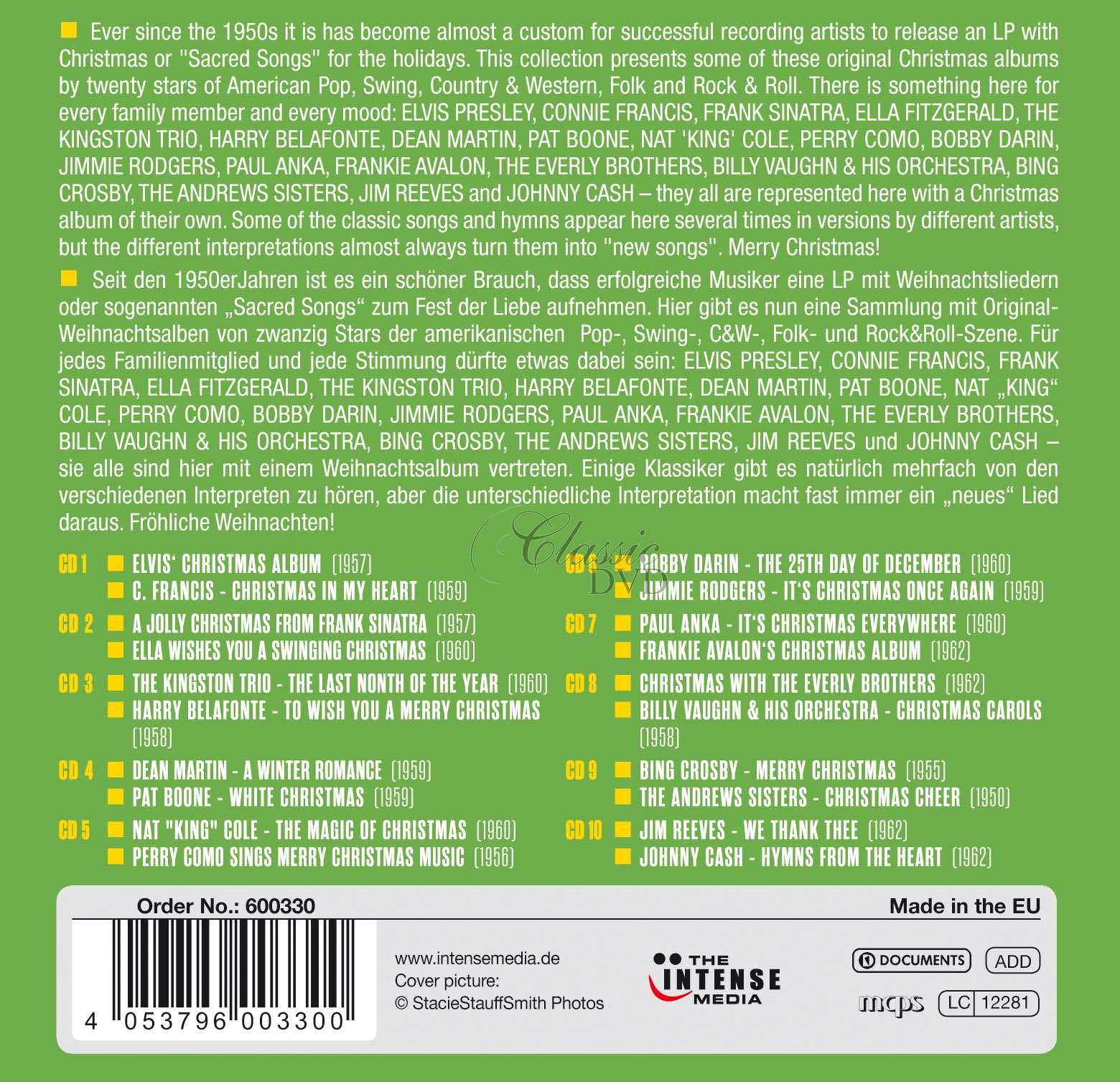 Christmas Legends - 20 Classic Original Christmas Albums (10CD)