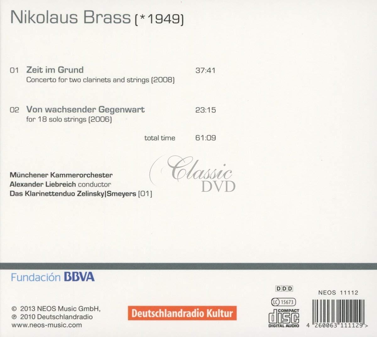 Nikolaus Brass - Zeit im Grund (CD)
