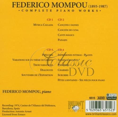 MOMPOU Complete Piano Works (4CD)