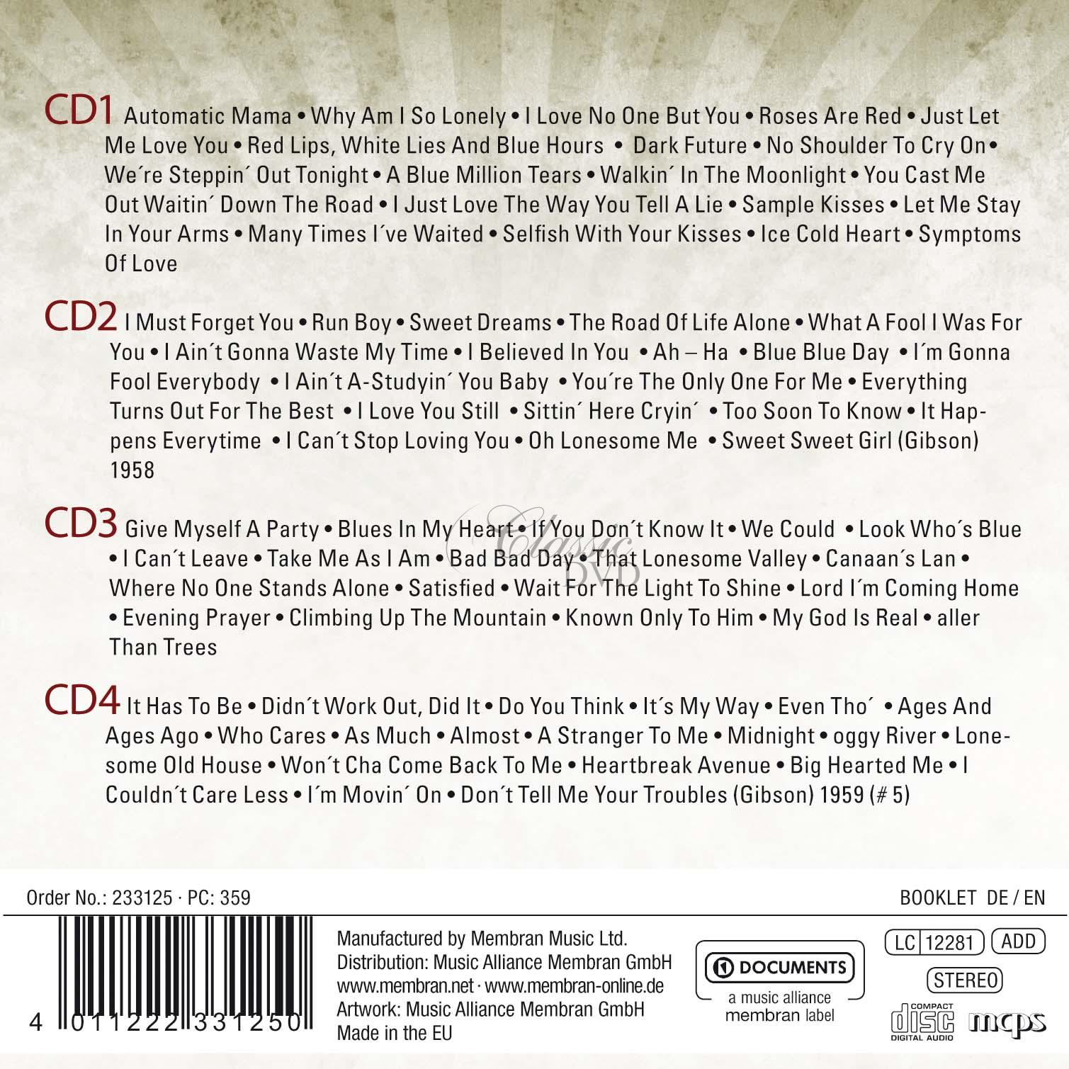 Don Gibson - Hillbilly Hitmaker (4CD)