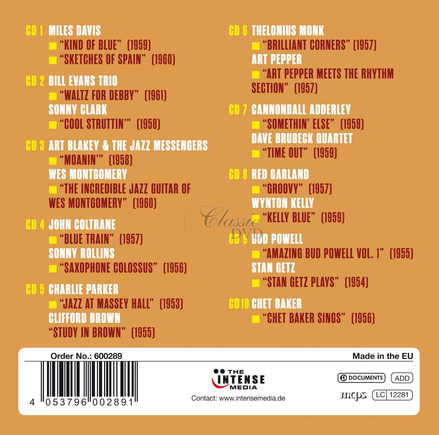 The Greatest Jazz Legends - 19 Original Albums (10CD)