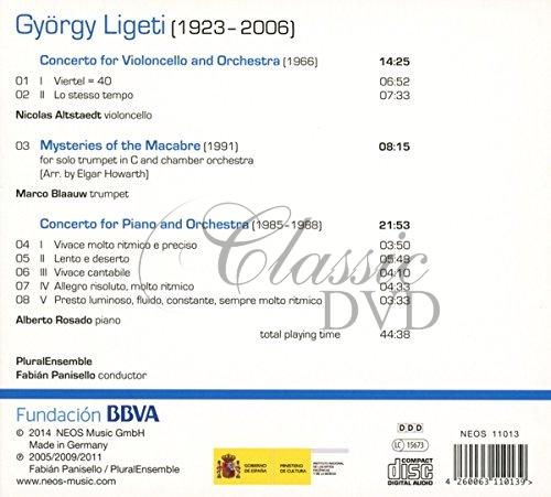 György Ligeti / Cello Concerto - Mysteries of the Macabre - Piano Concerto (CD)