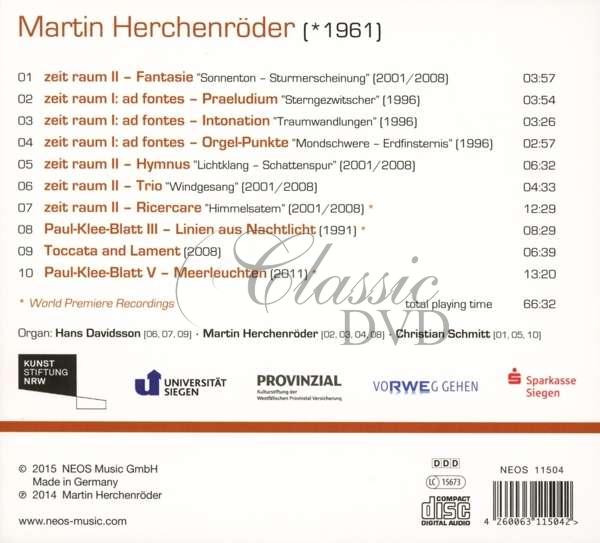 Martin Herchenröder - Linien aus Nachtlicht (CD)
