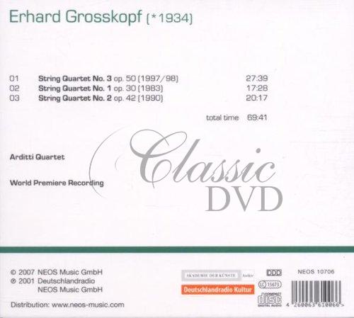Erhard Grosskopf - String Quartets Nos. 1-3 (CD)