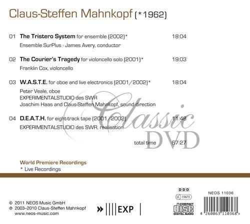 Claus-Steffen Mahnkopf - Pynchon Cycle (CD)