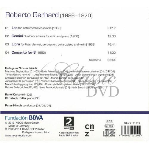 Roberto Gerhard / Leo - Gemini - Libra - Concerto for 8 (CD)