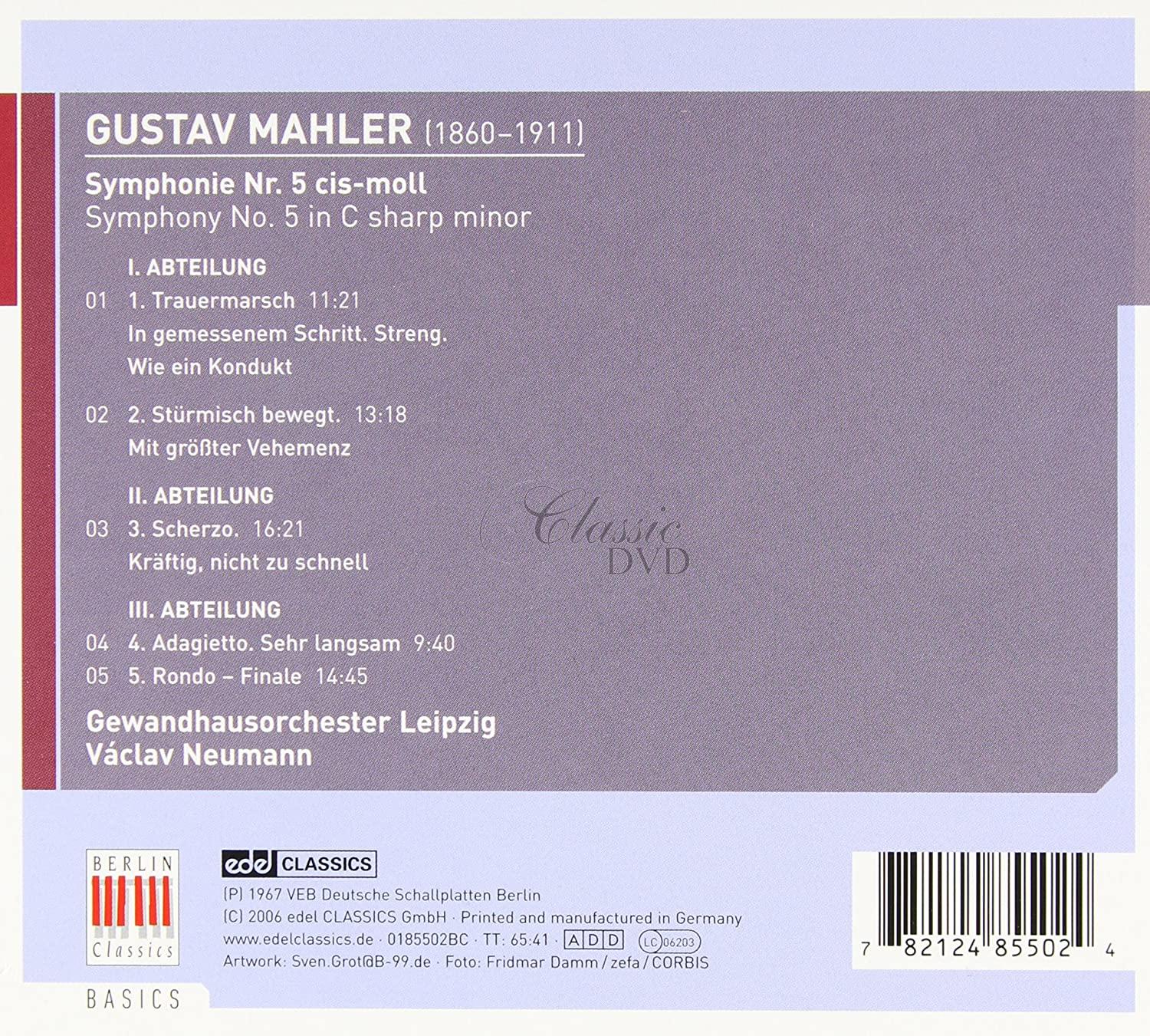 MAHLER Symphony 5 (CD)