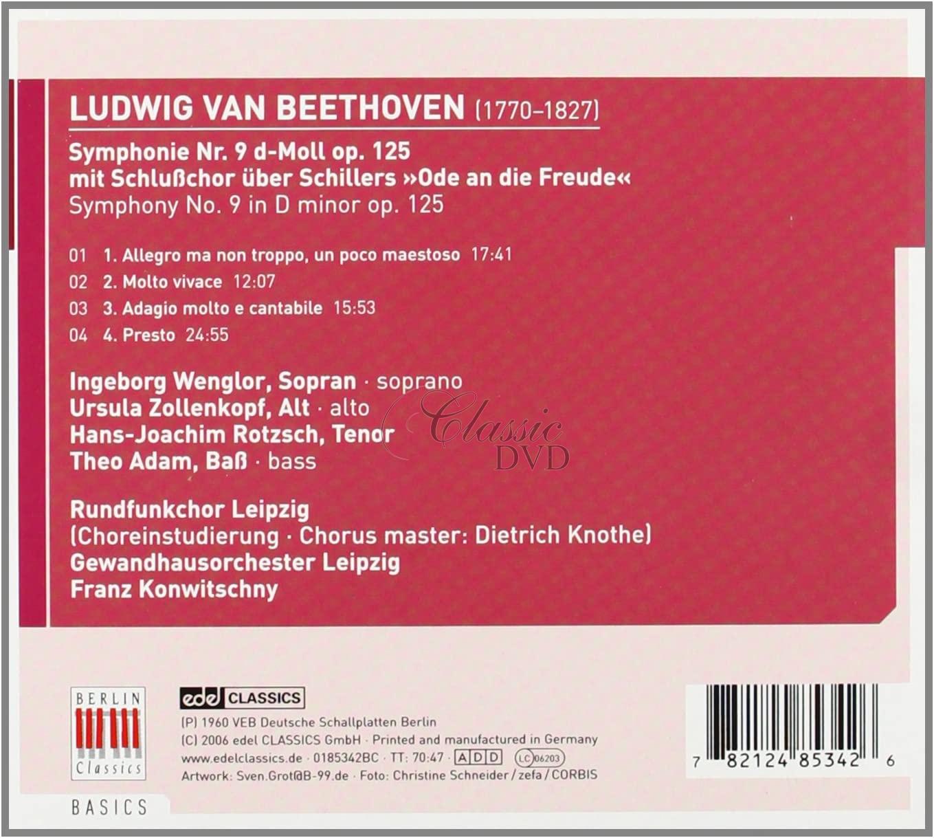 BEETHOVEN Symphony 9 (CD)