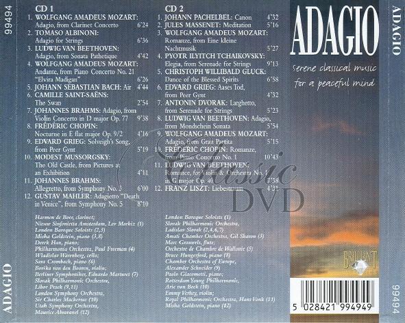Adagio - Serene Classical Music For A Peaceful Mind (2CD)