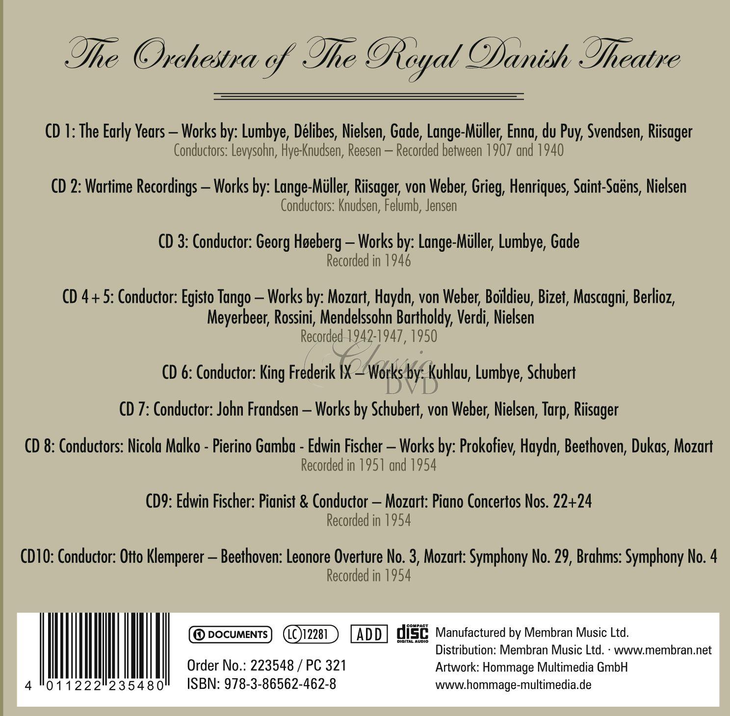 Orchestra Of The Royal Danish Theatre (10CD)