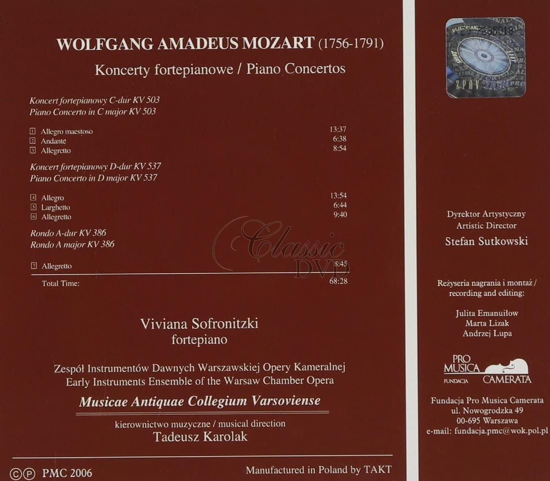 MOZART,W.A.: Complete Fortepiano Concertos Vol.3 (CD)
