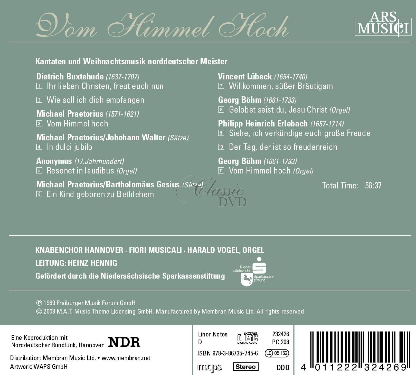 Knabenchor Hannover - Vom Himmel hoch (CD)