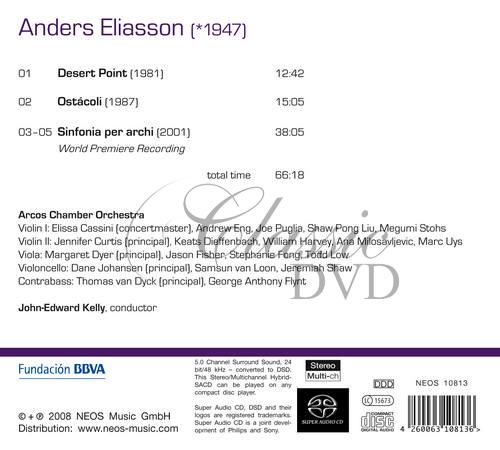Anders Eliasson - Desert Point, Ostácoli, Sinfonia per archi (SACD)