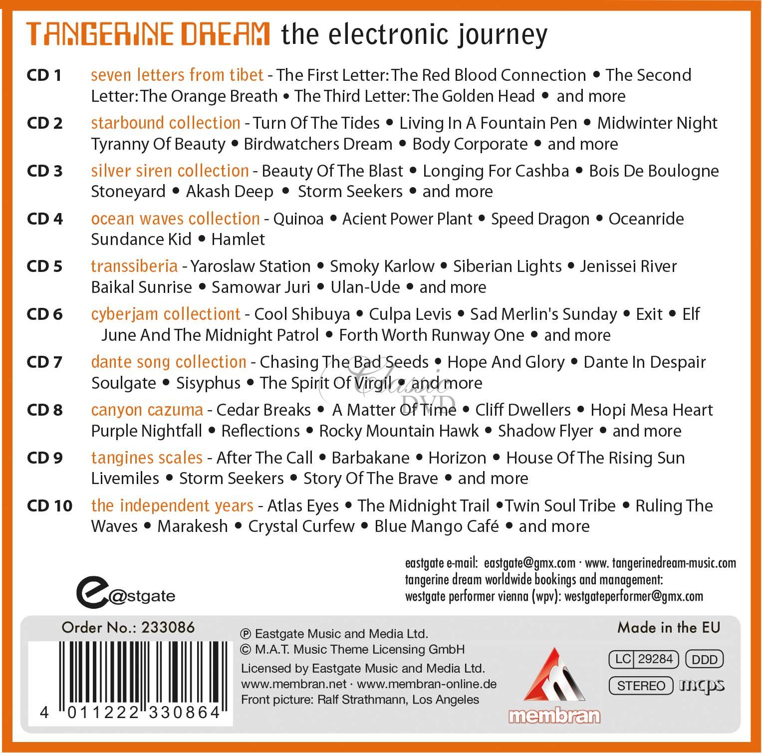 Tangerine Dream -The Electronic Journey (10CD)