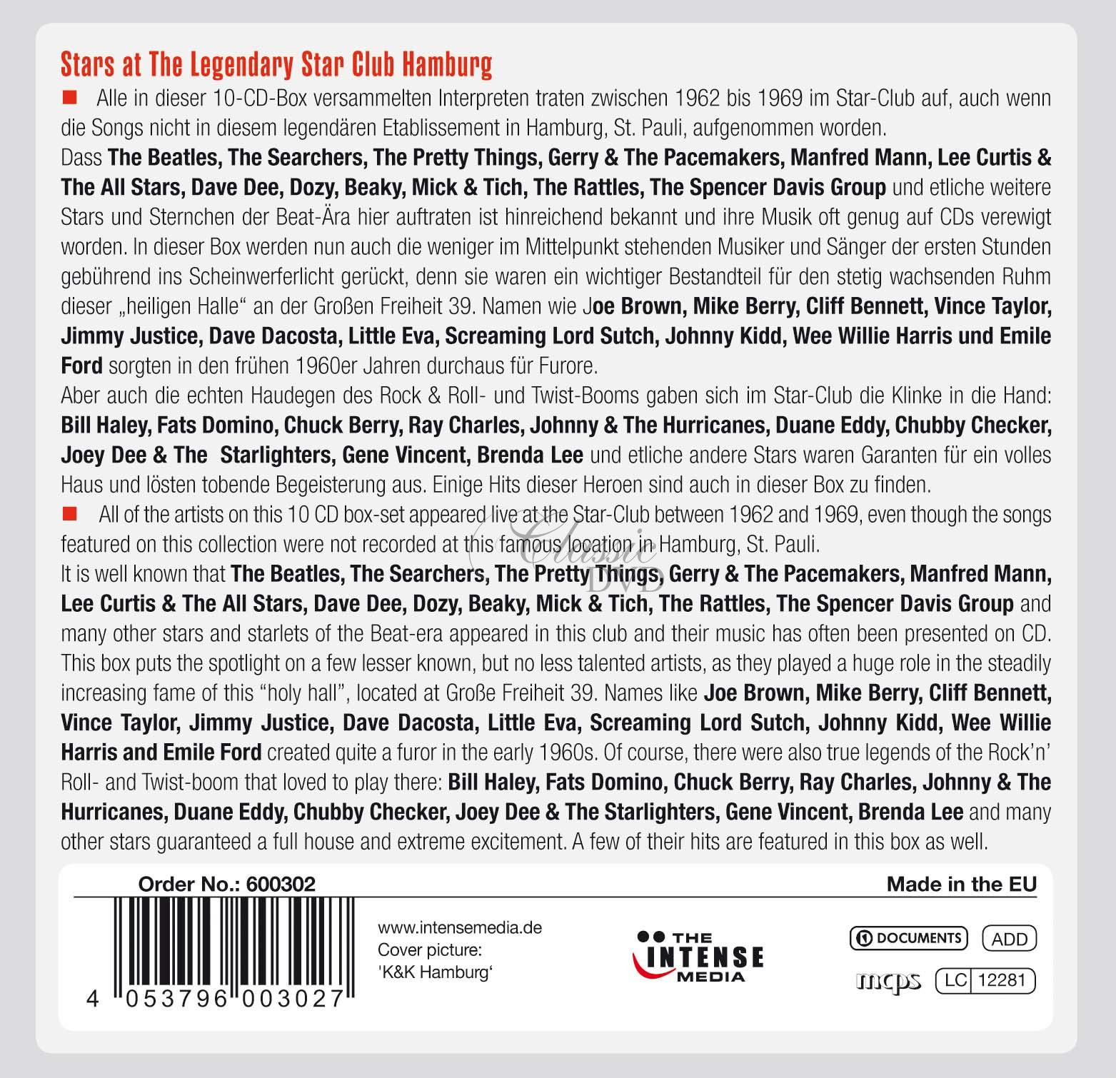 The Legendary Star-Club Hamburg (10CD)