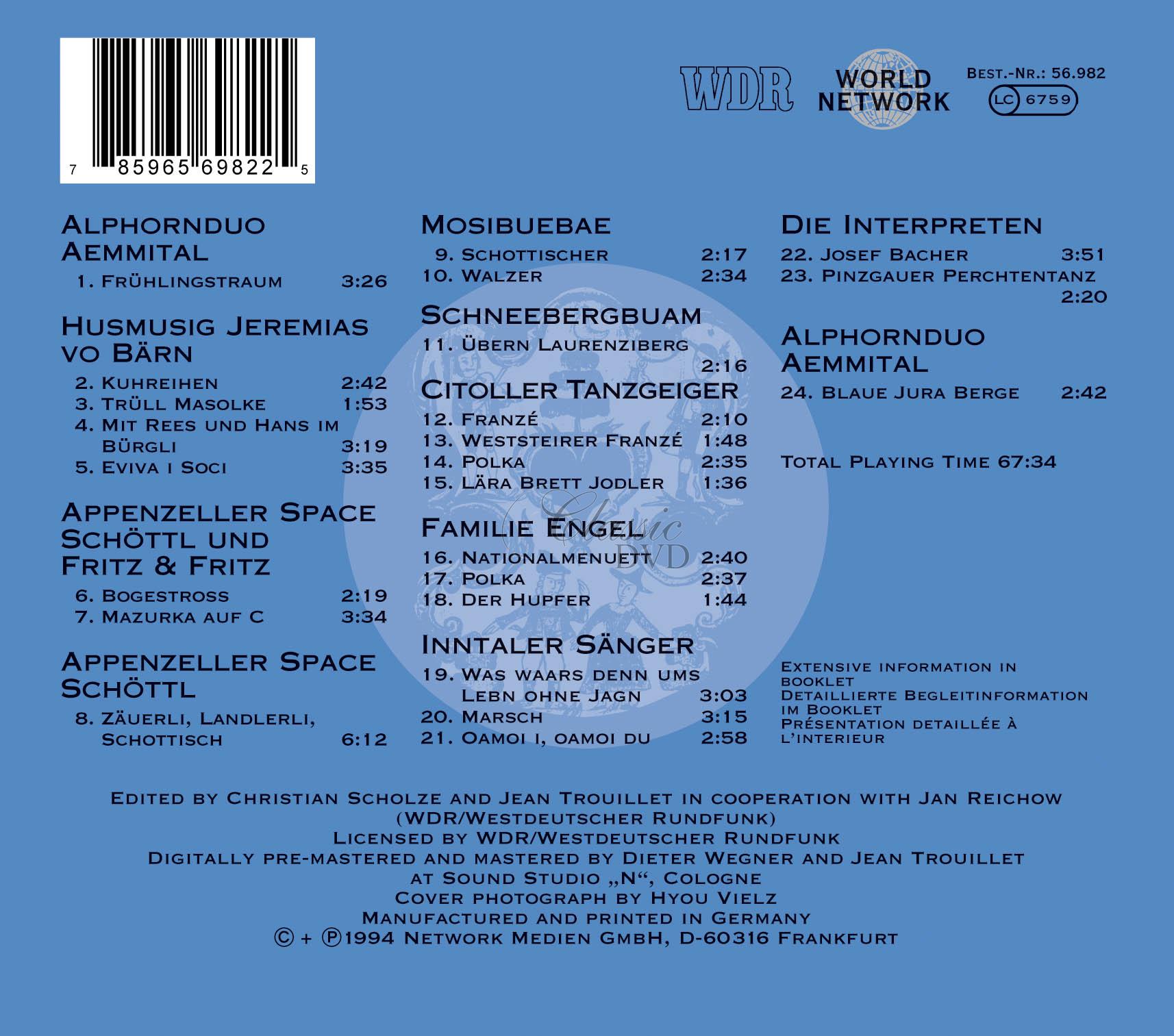 The Alps - Music From The Old World (CD)