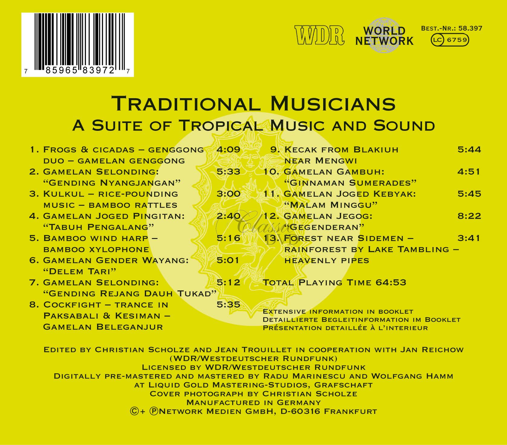 Bali - Suite Of Tropical Music And Sounds (CD)