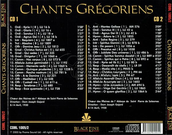 GREGORIAN CHANTS: Gregoriánské chorály (2CD)